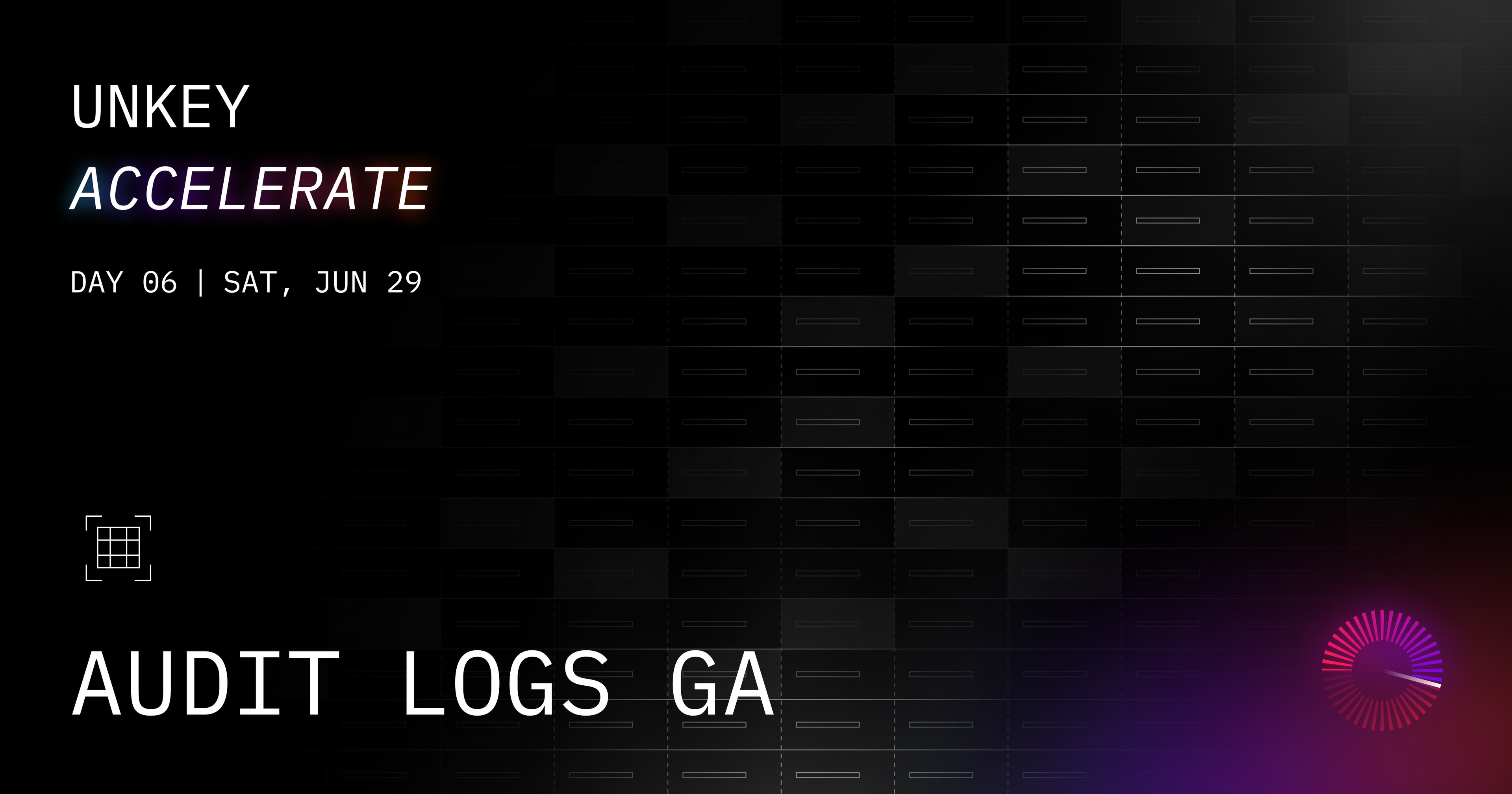 Audit Logs are now generally available