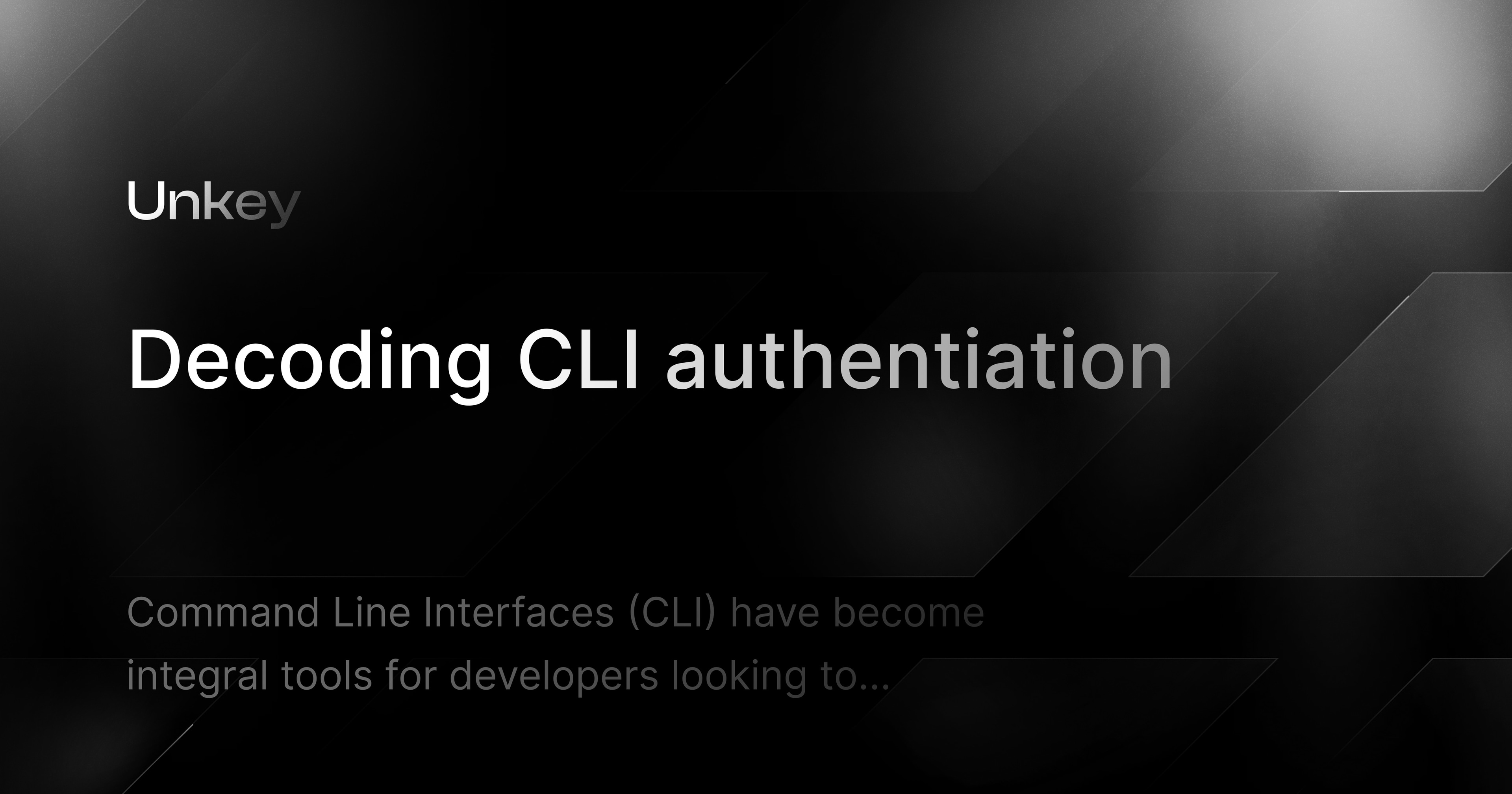 Decoding CLI Authentication