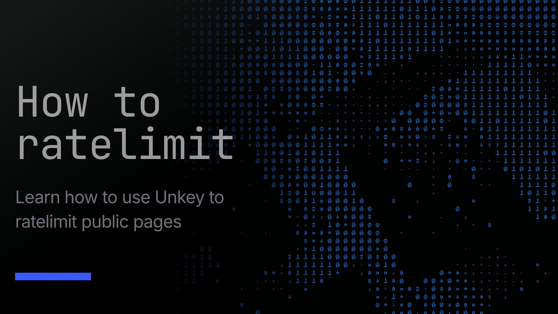 How to ratelimit public pages