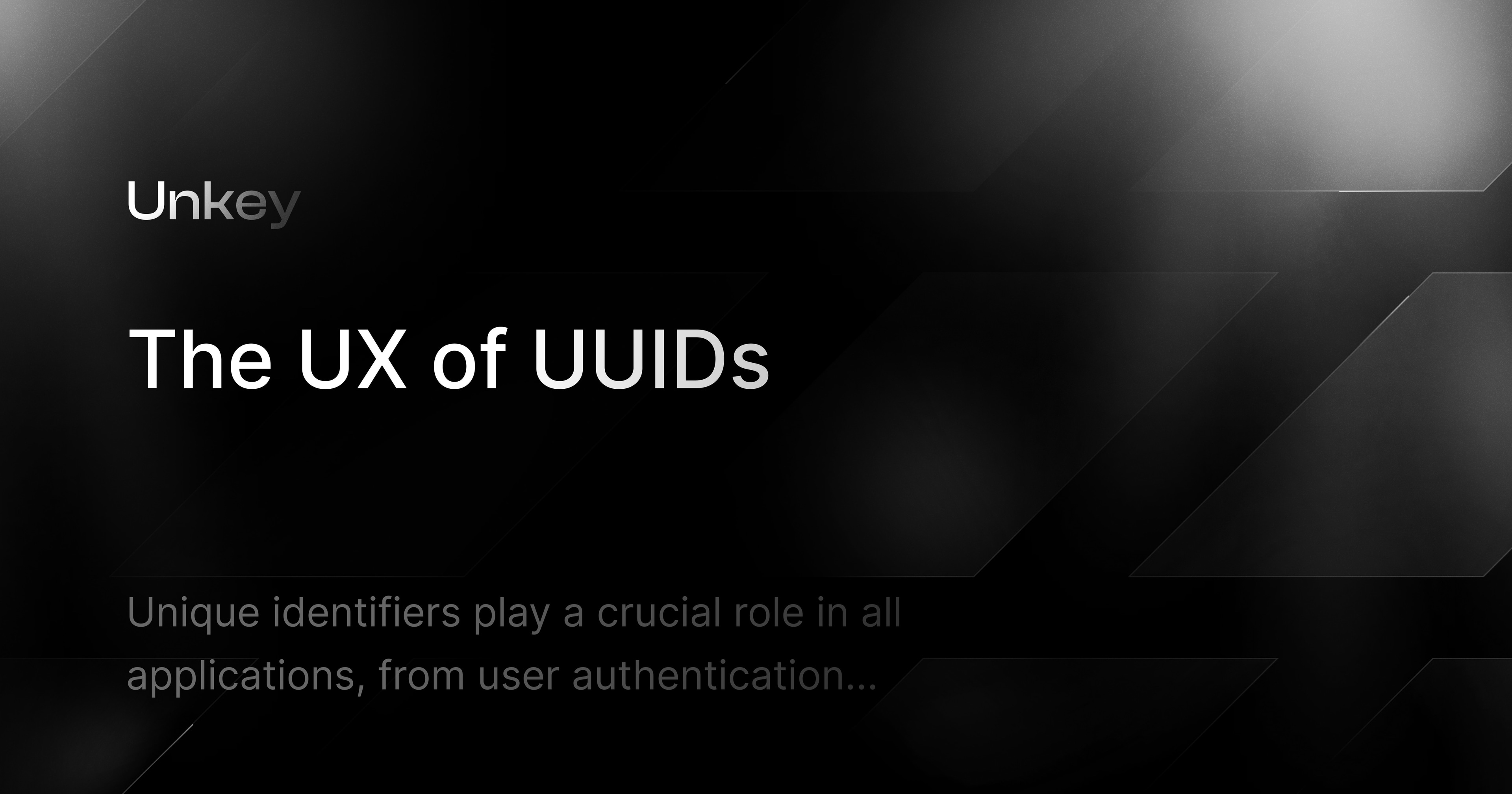 The UX of UUIDs