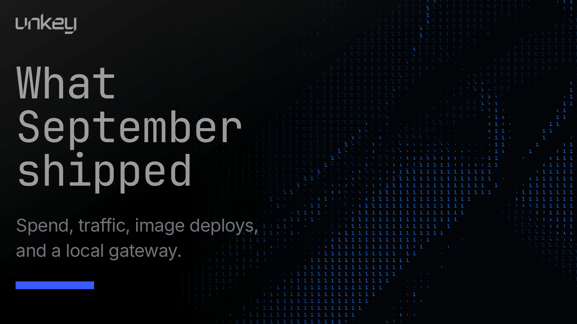 See the spend, query the traffic, run the gateway locally