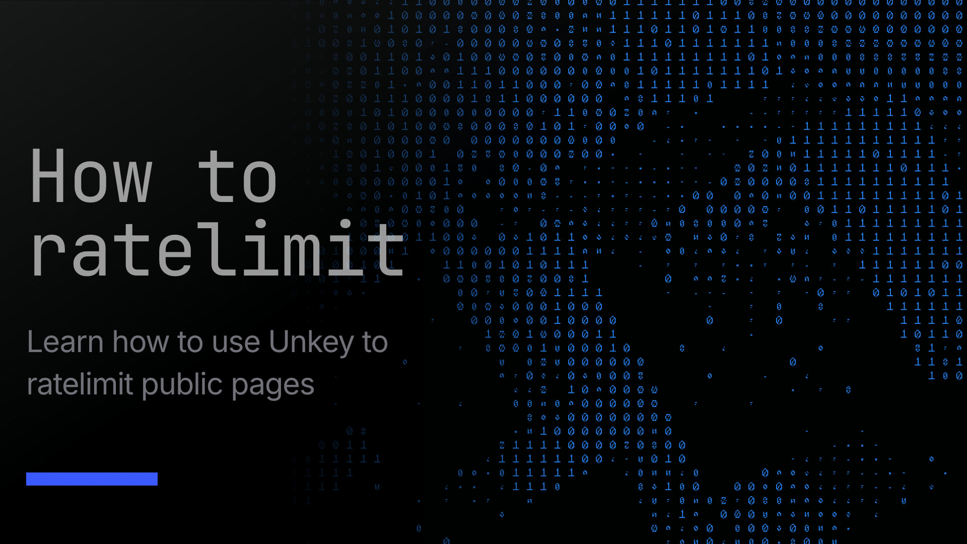 How to ratelimit public pages